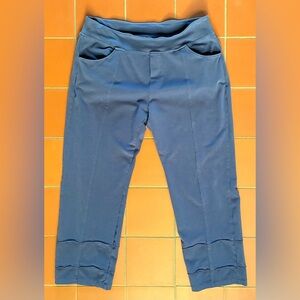 Neon Buddha Wide Leg Navy Blue Capri Pants size M